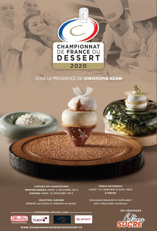 Visuel Championnat de France du Dessert 2020
