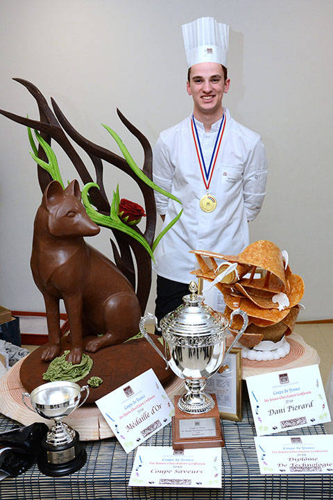 Dani PIERARD, vainqueur de la Coupe de France des Jeunes Chocolatiers Confiseurs 2019
