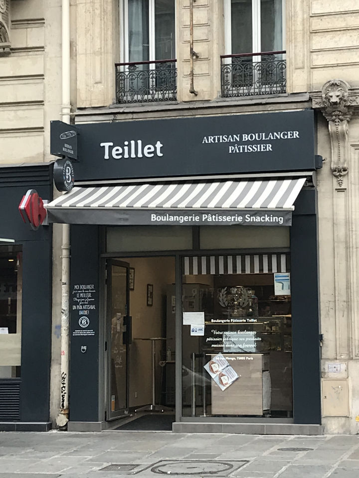 Boulangerie Pâtisserie Teillet Paris 5e